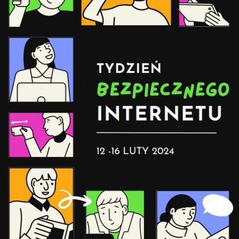 Powiększ obraz: Tydzień Bezpiecznego Internetu - plakat